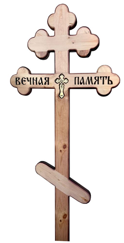 Крест Трилистник с распятием